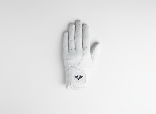EVNI Premium White Leather Golf Glove